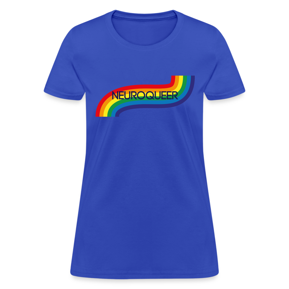 Neuroqueer Pride Female Cut T-Shirt - royal blue