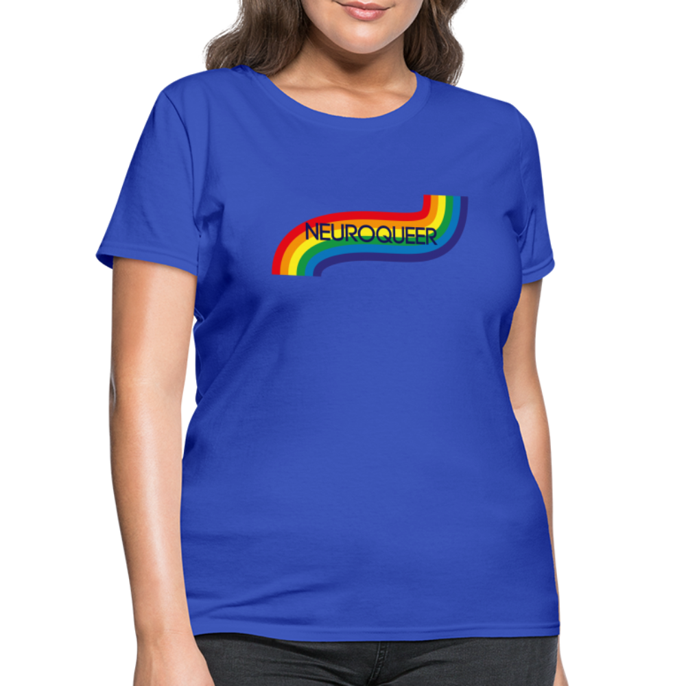 Neuroqueer Pride Female Cut T-Shirt - royal blue