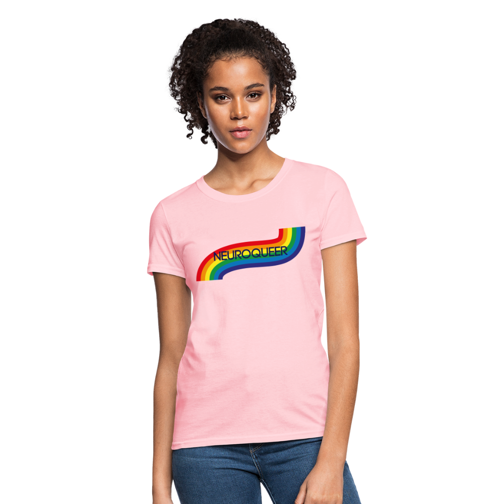 Neuroqueer Pride Female Cut T-Shirt - pink