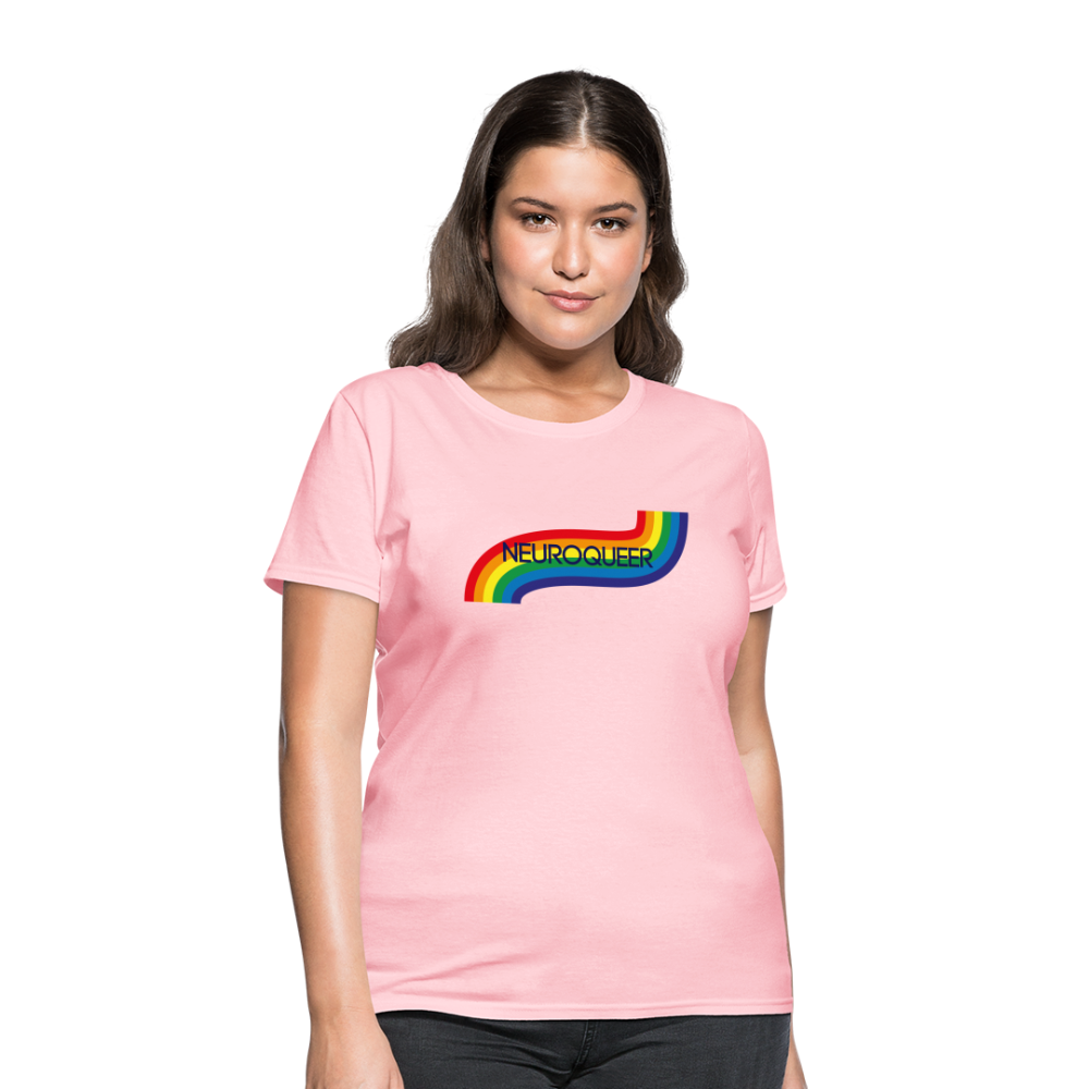 Neuroqueer Pride Female Cut T-Shirt - pink