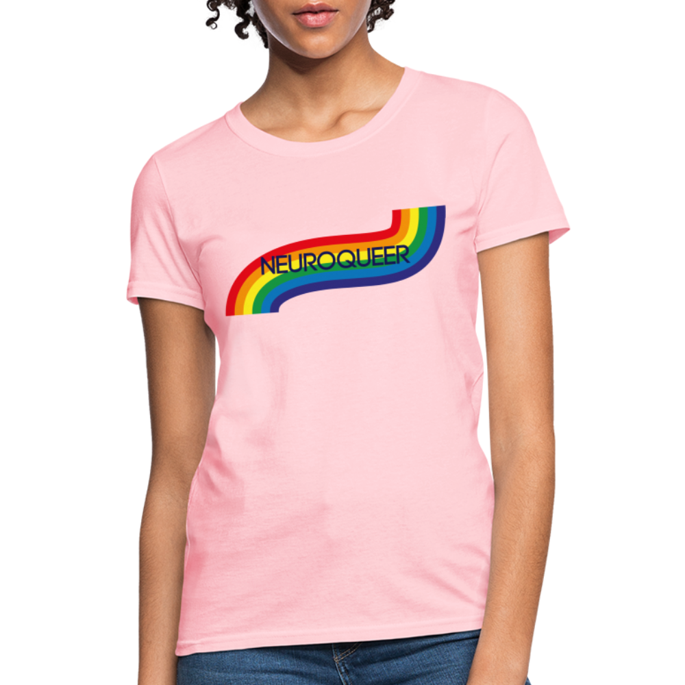 Neuroqueer Pride Female Cut T-Shirt - pink