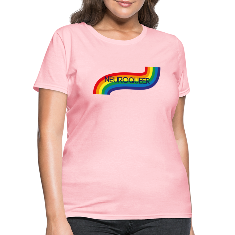 Neuroqueer Pride Female Cut T-Shirt - pink