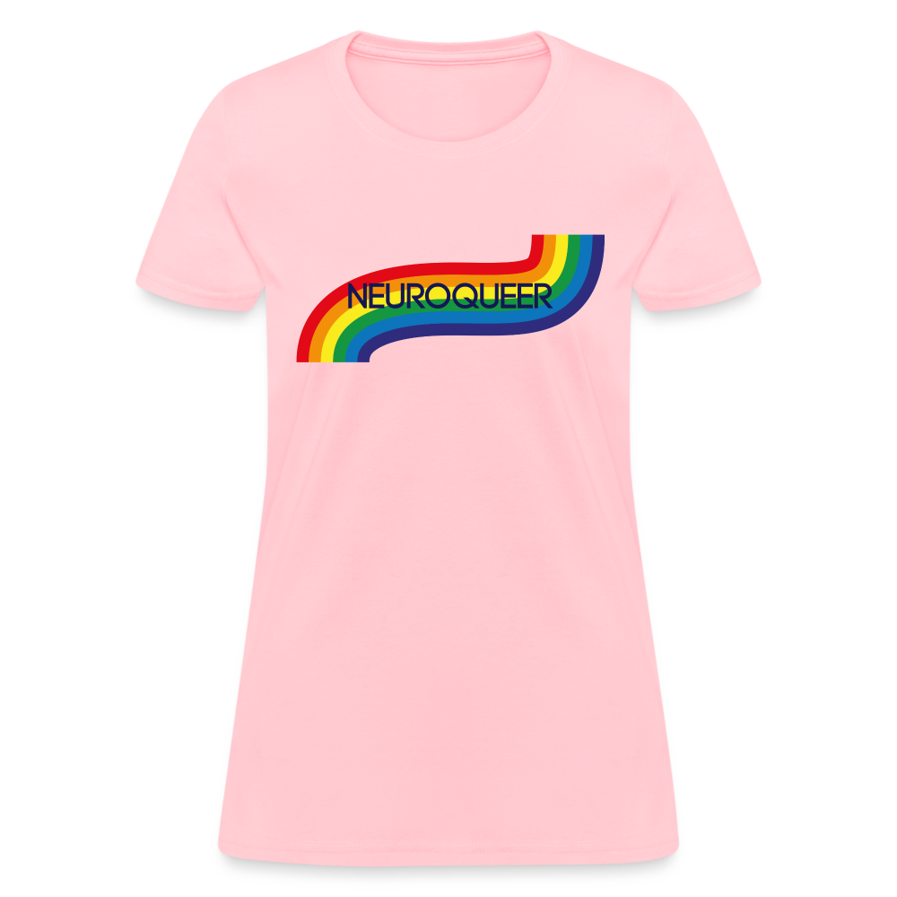 Neuroqueer Pride Female Cut T-Shirt - pink