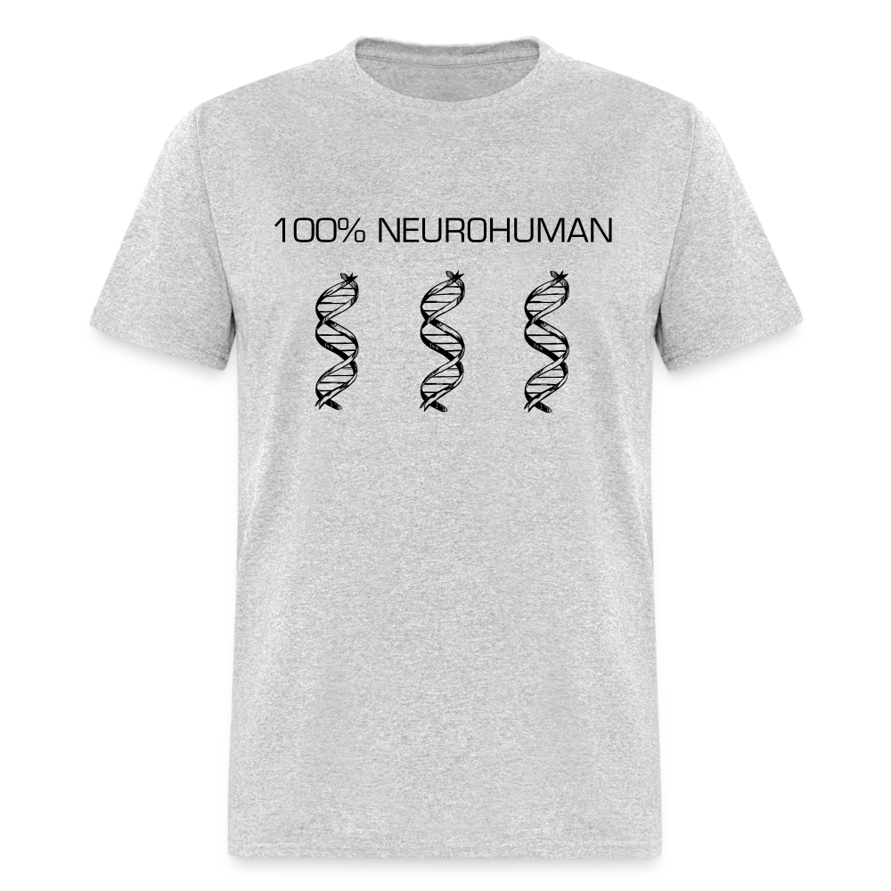 100% Neurohuman Unisex Classic T-Shirt - heather gray