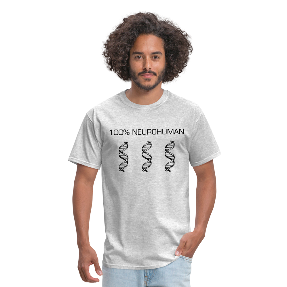 100% Neurohuman Unisex Classic T-Shirt - heather gray