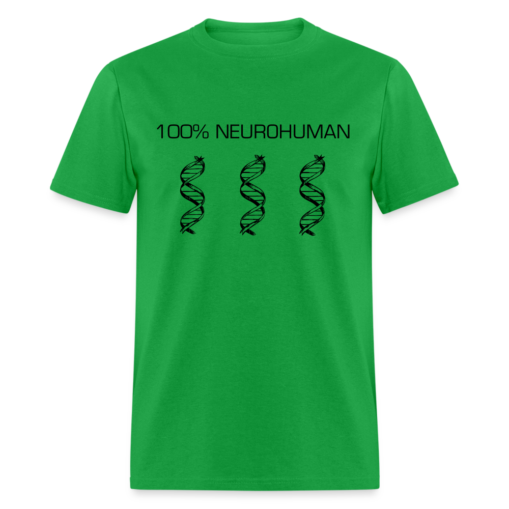 100% Neurohuman Unisex Classic T-Shirt - bright green