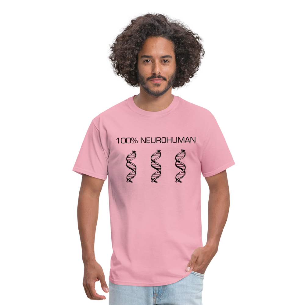 100% Neurohuman Unisex Classic T-Shirt - pink