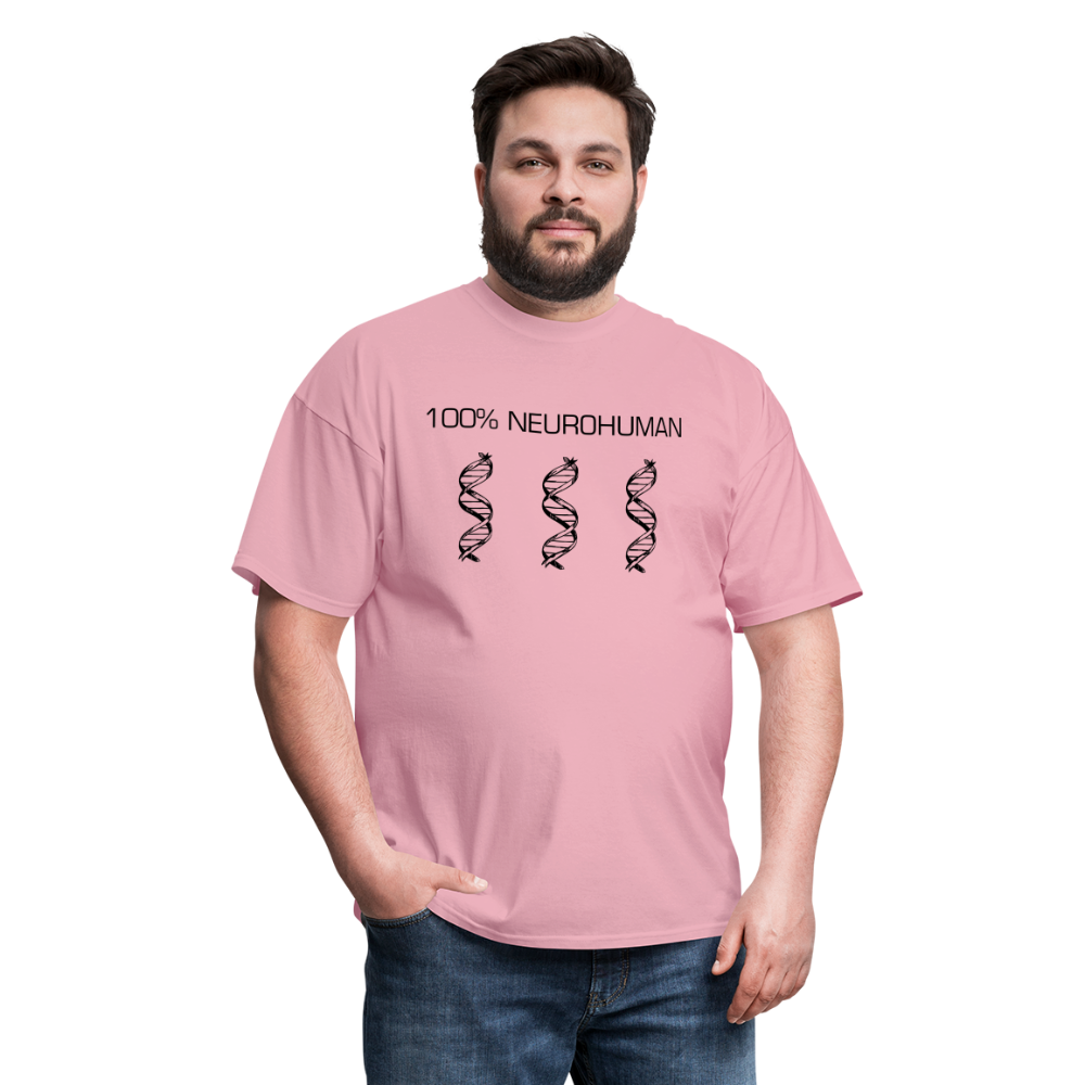 100% Neurohuman Unisex Classic T-Shirt - pink