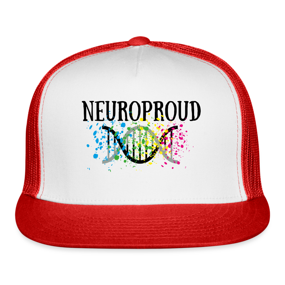 Neuroproud Trucker Cap - white/red